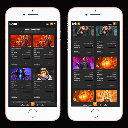 Описание акций